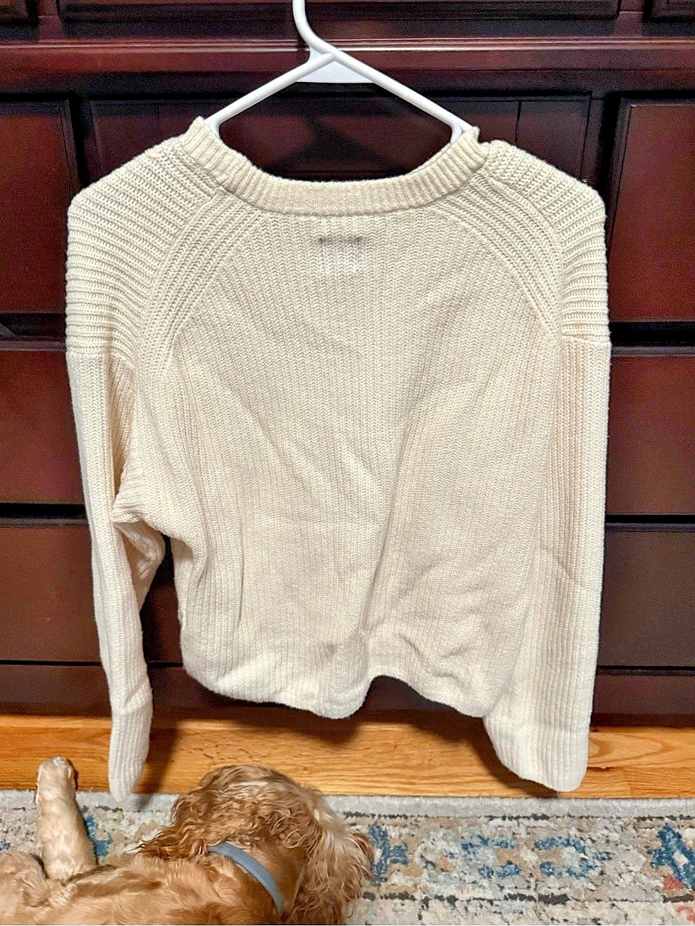 GAP Cream Crewneck Sweater Size XS